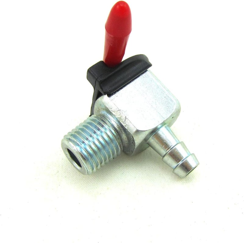 DAMINEDING Mini Petcock Fuel valve 90 degree 1/4 NPT x 1/4 inch barb Petcock for 000183 for 80210 for 35-9072 for 21-102 - Image 2